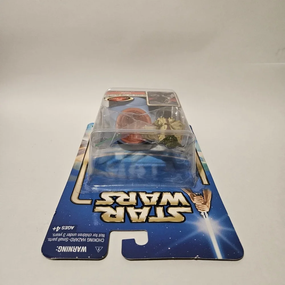 Star Wars Attack of the Clones Yoda Jedi High Council Hasbro Action Figure 2002